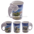 Lovely penguin ceramic 3D dolomite mug